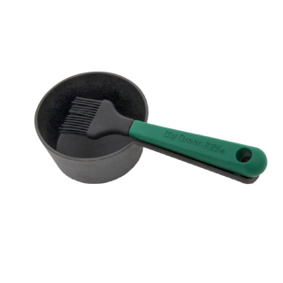 Litinový rendlík na omáčky se štětcem Ø 12 cm, Big Green Egg